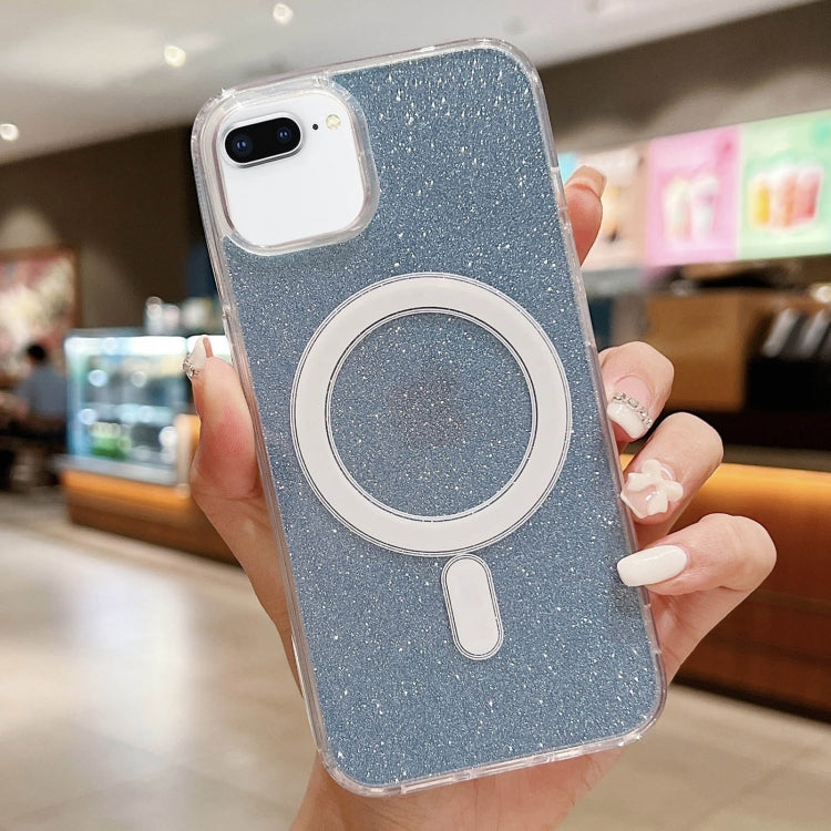 Acrylic Transparent Glitter MagSafe Phone Case, For iPhone 8 Plus / 7 Plus