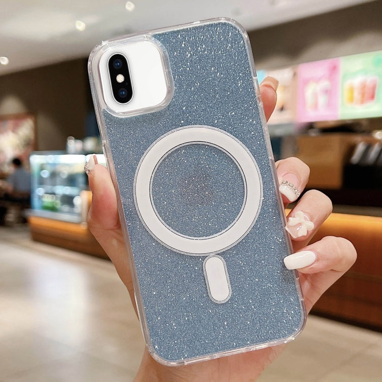 Acrylic Transparent Glitter MagSafe Phone Case, For iPhone 11 Pro, For iPhone XS / X, For iPhone XR, For iPhone XS Max