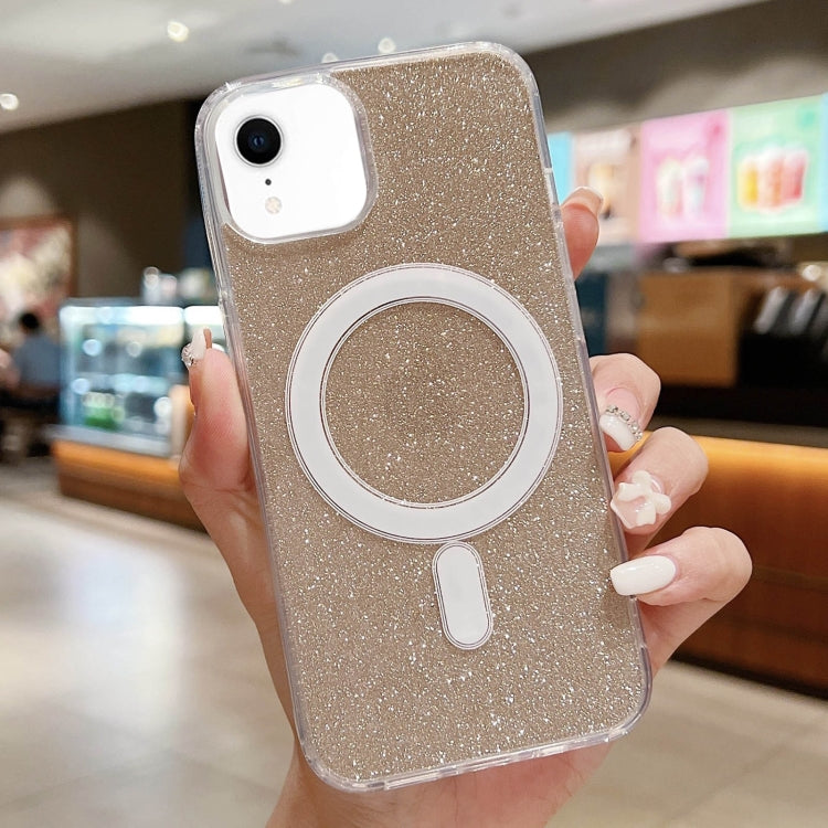 Acrylic Transparent Glitter MagSafe Phone Case, For iPhone 11 Pro, For iPhone XS / X, For iPhone XR, For iPhone XS Max