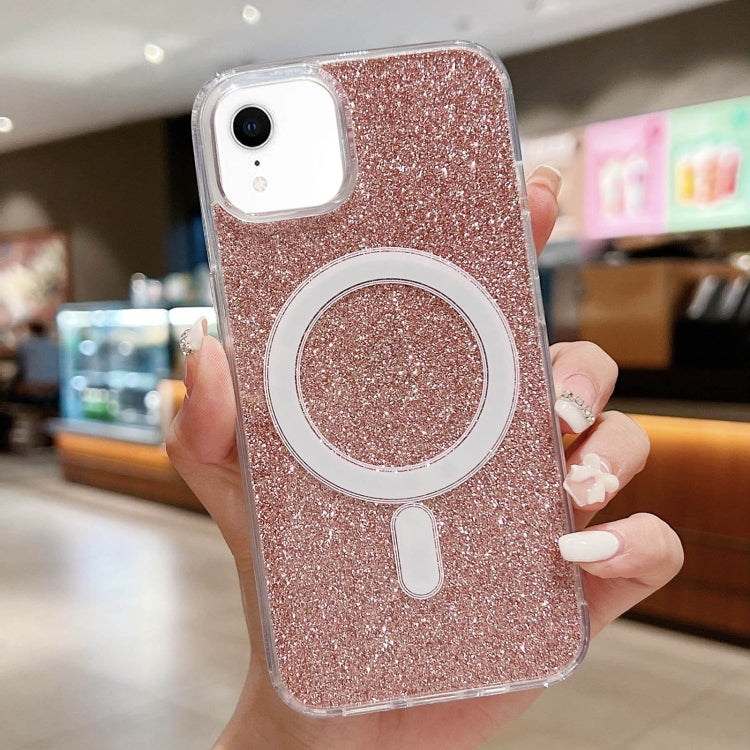 Acrylic Transparent Glitter MagSafe Phone Case, For iPhone 11 Pro, For iPhone XS / X, For iPhone XR, For iPhone XS Max