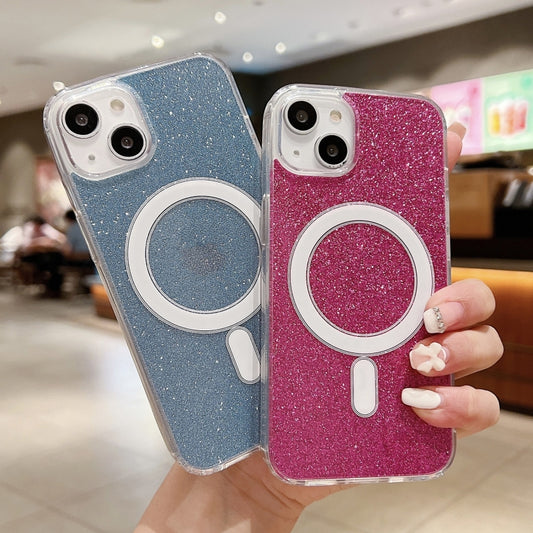 Acrylic Transparent Glitter MagSafe Phone Case, For iPhone 16 Pro Max, For iPhone 16 Pro, For iPhone 16 Plus, For iPhone 16