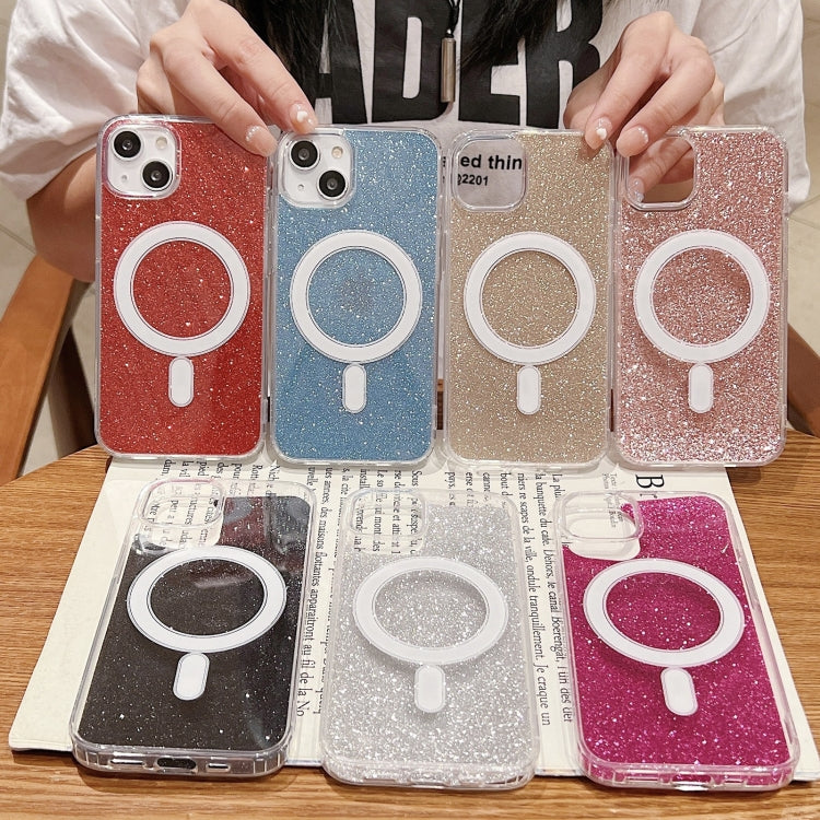 Acrylic Transparent Glitter MagSafe Phone Case, For iPhone 12 / 12 Pro, For iPhone 12 Pro Max, For iPhone 11 Pro Max, For iPhone 11