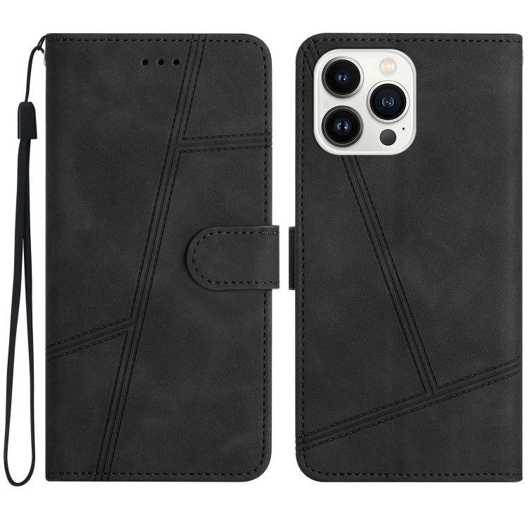 Skin-feel Stitching Leather Phone Case, For iPhone 16 Pro Max, For iPhone 16 Pro, For iPhone 16 Plus, For iPhone 16