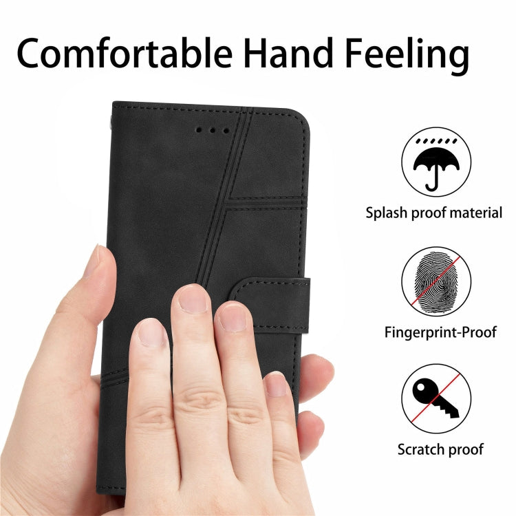 Skin-feel Stitching Leather Phone Case, For iPhone 16 Pro Max, For iPhone 16 Pro, For iPhone 16 Plus, For iPhone 16