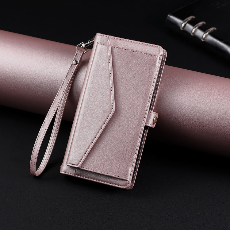 Wallet Multi-card Slot Leather Phone Case with Lanyard, For iPhone 15 Pro, For iPhone 15 Plus, For iPhone 14 Plus, For iPhone 14, For iPhone 14 Pro, For iPhone 14 Pro Max