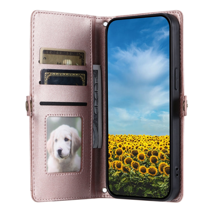 Wallet Multi-card Slot Leather Phone Case with Lanyard, For iPhone SE 2022 / SE 2020 / 7 / 8, For iPhone 13 Pro Max, For iPhone 13 Pro, For iPhone 13, For iPhone 13 mini, For iPhone 12 Pro Max