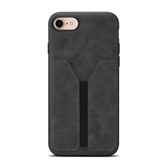 Denior D07 DV Elastic Card Slot PU Back Cover Phone Case, For iPhone 16e, For iPhone 16 Pro Max, For iPhone 16 Pro, For iPhone 16 Plus, For iPhone 16