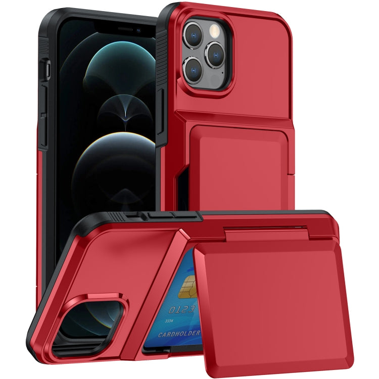 Card Slot Holder Phone Case, For iPhone 12 / 12 Pro, For iPhone 12 Pro Max, For iPhone 11 Pro Max, For iPhone 11, For iPhone 11 Pro