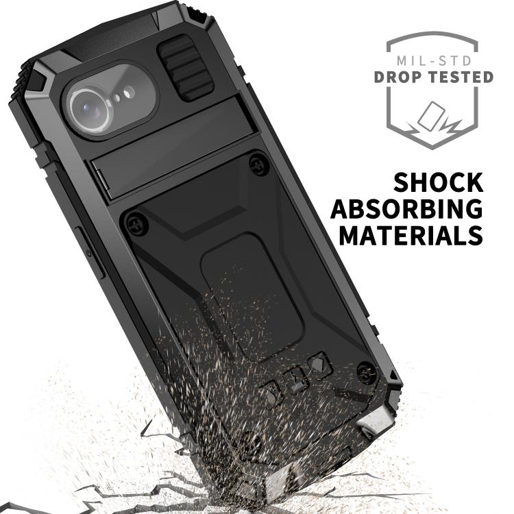 R-JUST Life Waterproof Dustproof Shockproof Phone Case, For iPhone 16e, For iPhone 16 Pro Max, For iPhone 16 Pro, For iPhone 16 Plus, For iPhone 16