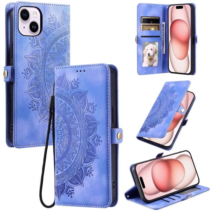 Skin Feel Totem Embossed Leather Phone Case, For iPhone 15 Pro, For iPhone 15 Plus, For iPhone 15, For iPhone 14 Plus, For iPhone 14, For iPhone 14 Pro