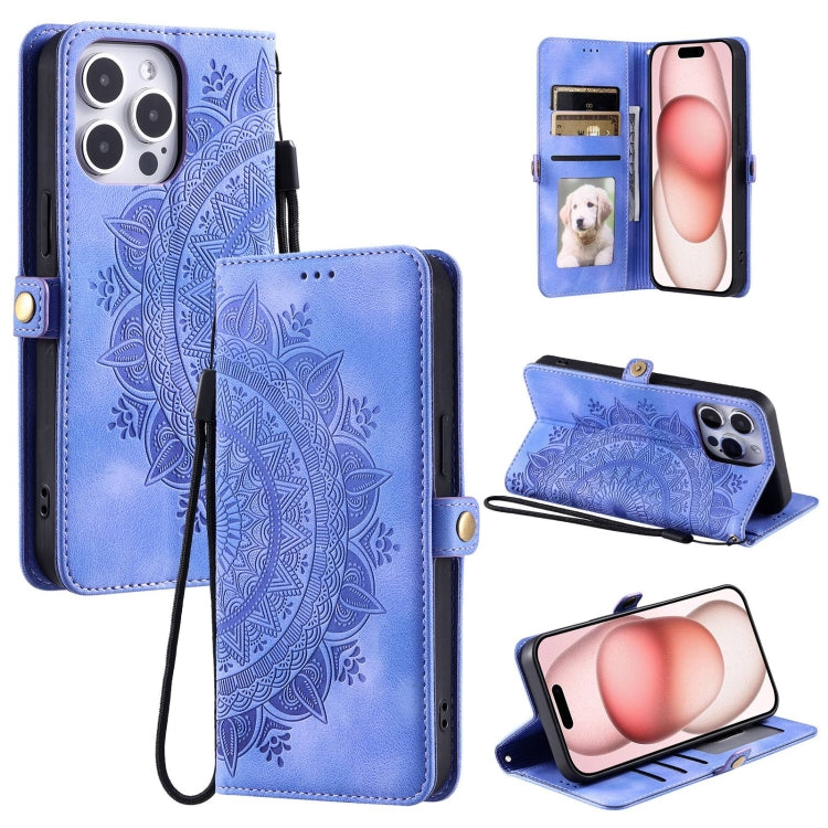 Skin Feel Totem Embossed Leather Phone Case, For iPhone 15 Pro, For iPhone 15 Plus, For iPhone 15, For iPhone 14 Plus, For iPhone 14, For iPhone 14 Pro