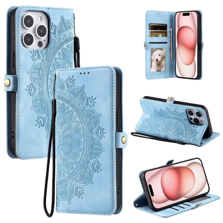 Skin Feel Totem Embossed Leather Phone Case, For iPhone 15 Pro, For iPhone 15 Plus, For iPhone 15, For iPhone 14 Plus, For iPhone 14, For iPhone 14 Pro