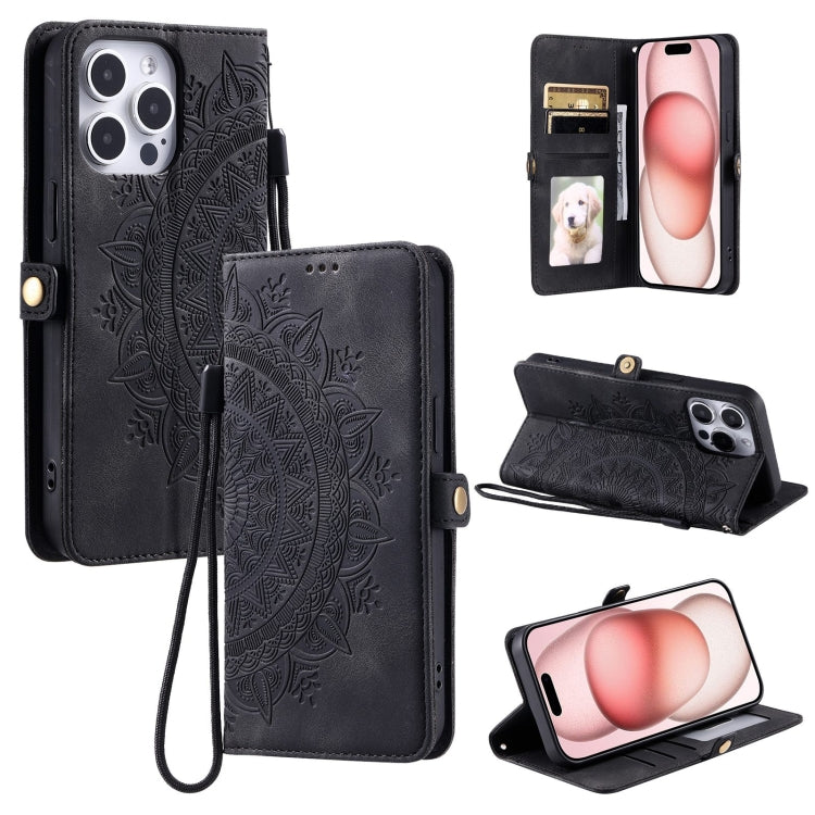 Skin Feel Totem Embossed Leather Phone Case, For iPhone 15 Pro, For iPhone 15 Plus, For iPhone 15, For iPhone 14 Plus, For iPhone 14, For iPhone 14 Pro