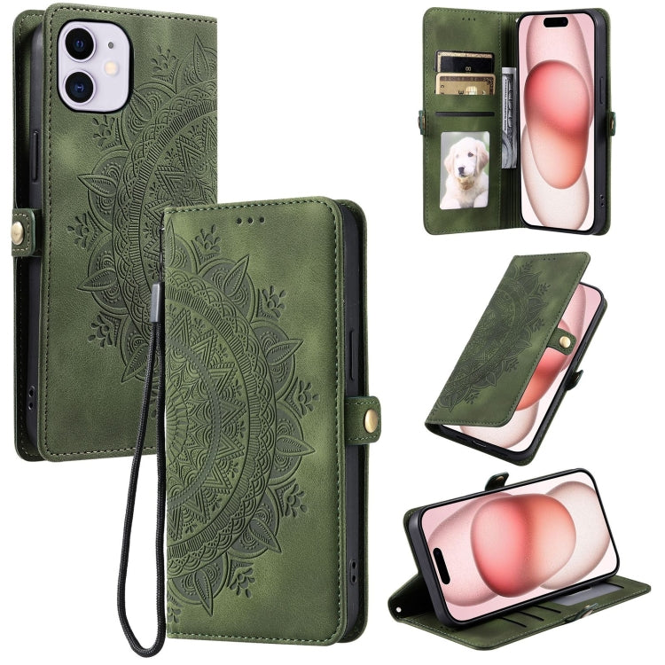 Skin Feel Totem Embossed Leather Phone Case, For iPhone 12 / 12 Pro, For iPhone 12 Pro Max, For iPhone 12 mini, For iPhone 11 Pro Max, For iPhone 11, For iPhone 11 Pro