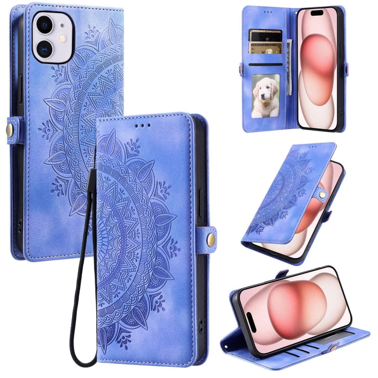 Skin Feel Totem Embossed Leather Phone Case, For iPhone 12 / 12 Pro, For iPhone 12 Pro Max, For iPhone 12 mini, For iPhone 11 Pro Max, For iPhone 11, For iPhone 11 Pro