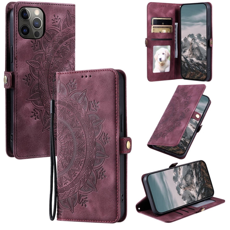 Skin Feel Totem Embossed Leather Phone Case, For iPhone 12 / 12 Pro, For iPhone 12 Pro Max, For iPhone 12 mini, For iPhone 11 Pro Max, For iPhone 11, For iPhone 11 Pro