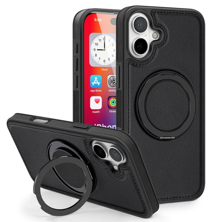 Yashi 360 Degree Rotating MagSafe Holder Phone Case, For iPhone 16 Pro Max, For iPhone 16 Pro, For iPhone 16 Plus, For iPhone 16