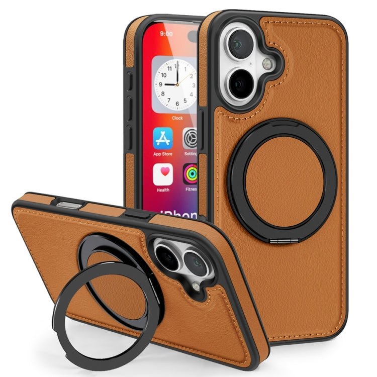 Yashi 360 Degree Rotating MagSafe Holder Phone Case, For iPhone 16 Pro Max, For iPhone 16 Pro, For iPhone 16 Plus, For iPhone 16