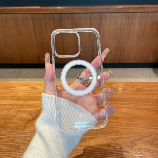 Clear Acrylic TPU MagSafe Phone Case, For iPhone 16 Pro Max, For iPhone 16 Pro, For iPhone 16 Plus, For iPhone 16, For iPhone 15 Pro Max, For iPhone 15 Pro, For iPhone 15 Plus, For iPhone 15, For iPhone 14 Plus, For iPhone 14, For iPhone 14 Pro