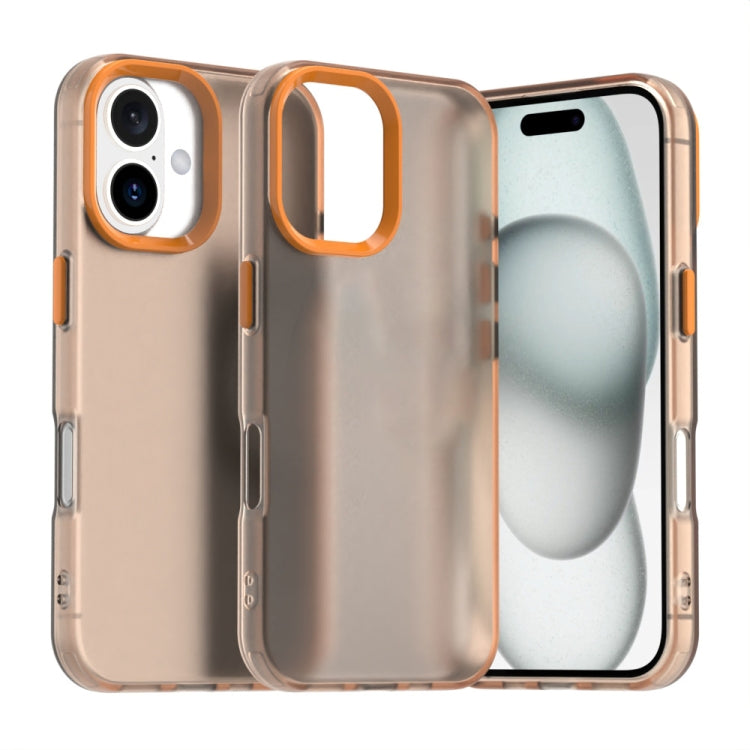 Candy PC Hybrid TPU Shockproof Phone Case, For iPhone 16 Pro Max, For iPhone 16 Pro, For iPhone 16 Plus, For iPhone 16