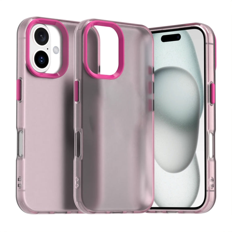 Candy PC Hybrid TPU Shockproof Phone Case, For iPhone 16 Pro Max, For iPhone 16 Pro, For iPhone 16 Plus, For iPhone 16