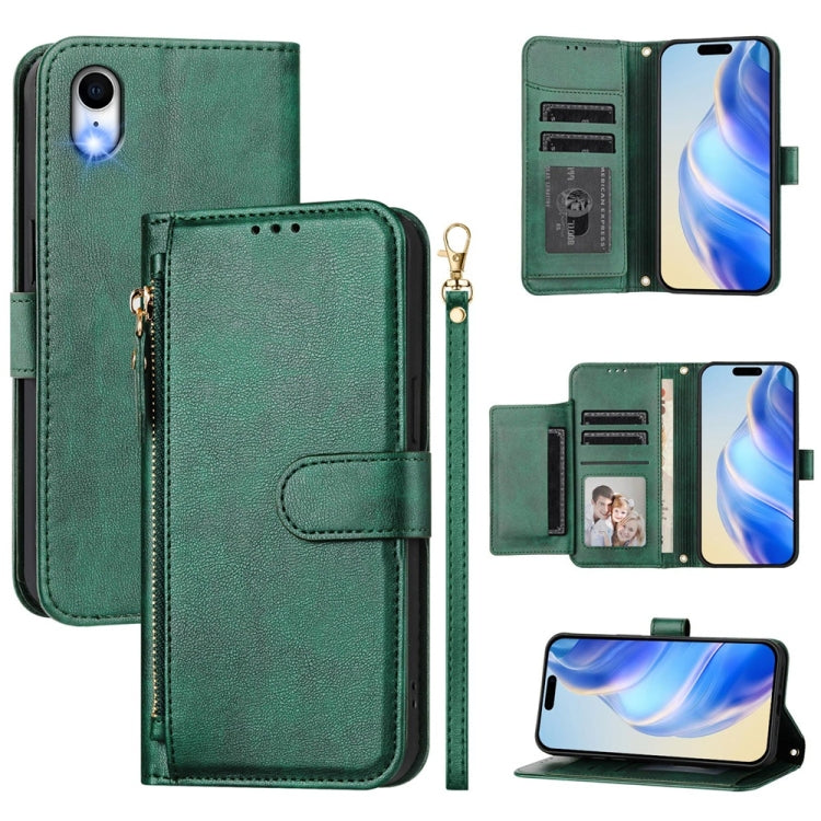 Multi-Card Slots Zipper Wallet Leather Phone Case, For iPhone 11 Pro Max, For iPhone 11, For iPhone 11 Pro, For iPhone X / XS, For iPhone XR