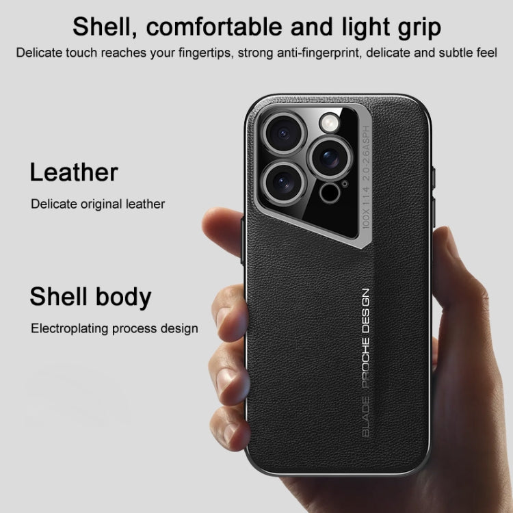 J-20 Leather Skyline Design Full Coverage Phone Case, For iPhone 13 Pro, For iPhone 13