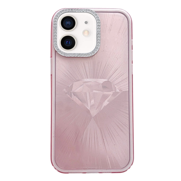 Diamond Texture TPU Hybrid PC IMD Phone Case, For iPhone 13, For iPhone 12 Pro Max, For iPhone 12, For iPhone 12 Pro, For iPhone 11 Pro Max, For iPhone 11