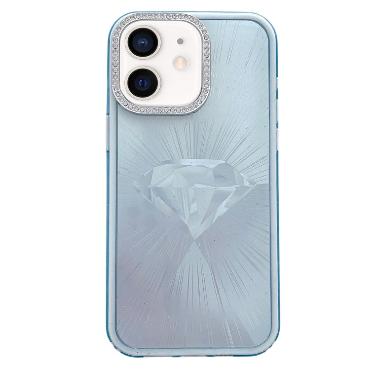 Diamond Texture TPU Hybrid PC IMD Phone Case, For iPhone 13, For iPhone 12 Pro Max, For iPhone 12, For iPhone 12 Pro, For iPhone 11 Pro Max, For iPhone 11