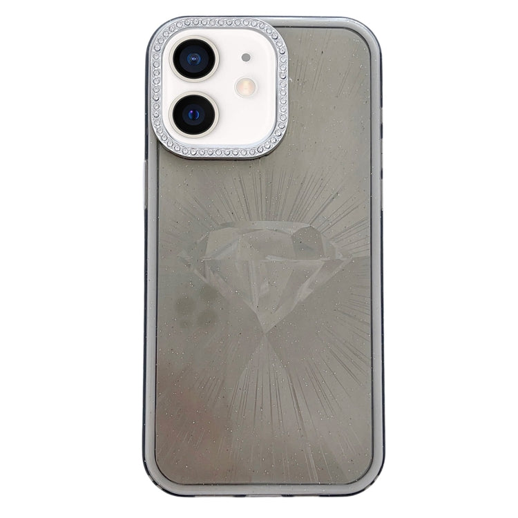 Diamond Texture TPU Hybrid PC IMD Phone Case, For iPhone 13, For iPhone 12 Pro Max, For iPhone 12, For iPhone 12 Pro, For iPhone 11 Pro Max, For iPhone 11