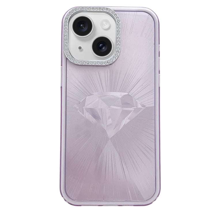 Diamond Texture TPU Hybrid PC IMD Phone Case, For iPhone 15, For iPhone 14, For iPhone 14 Pro, For iPhone 14 Pro Max, For iPhone 13 Pro Max, For iPhone 13 Pro