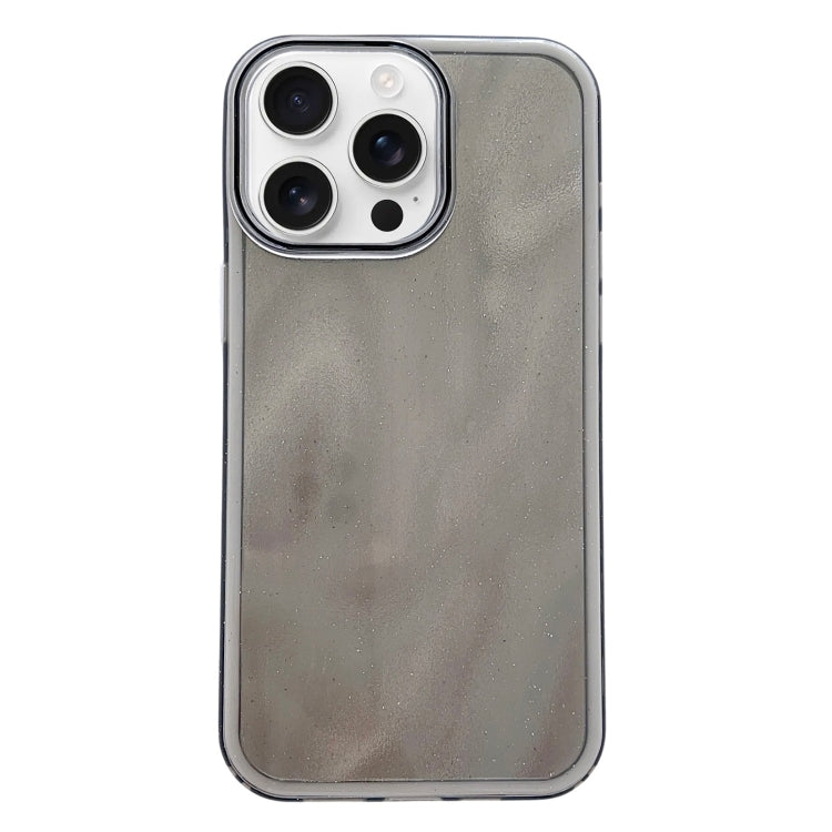 Quicksand Texture Glitter TPU Hybrid PC Phone Case, For iPhone 16 Pro Max, For iPhone 16 Pro, For iPhone 16 Plus, For iPhone 16, For iPhone 15 Pro Max, For iPhone 15 Pro