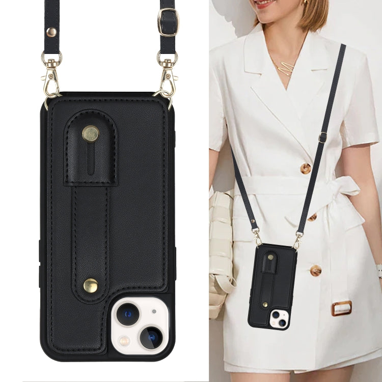 Wristband Vertical Flip Wallet Back Cover Phone Case with Long Lanyard, For iPhone 15, For iPhone SE 2022 / 2020 / 8, For iPhone XS Max, For iPhone 8 Plus / 7 Plus