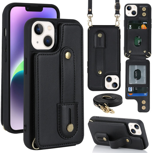 Wristband Vertical Flip Wallet Back Cover Phone Case with Long Lanyard, For iPhone 15, For iPhone SE 2022 / 2020 / 8, For iPhone XS Max, For iPhone 8 Plus / 7 Plus