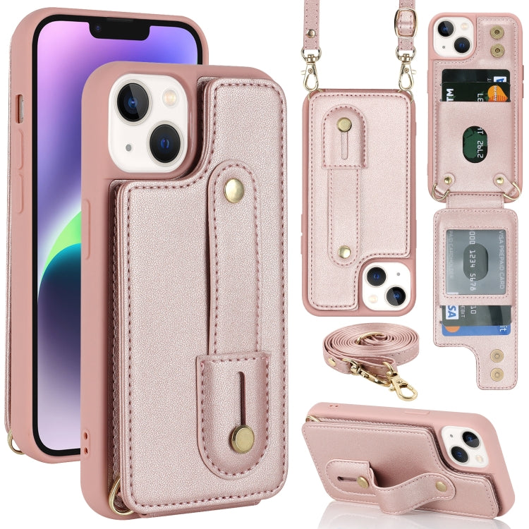 Wristband Vertical Flip Wallet Back Cover Phone Case with Long Lanyard, For iPhone 15, For iPhone SE 2022 / 2020 / 8, For iPhone XS Max, For iPhone 8 Plus / 7 Plus