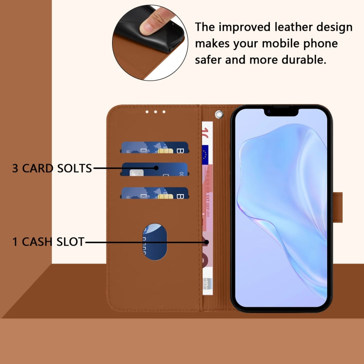 Skin Feel Solid Color Leather Phone Case with Lanyard, For iPhone 11 Pro