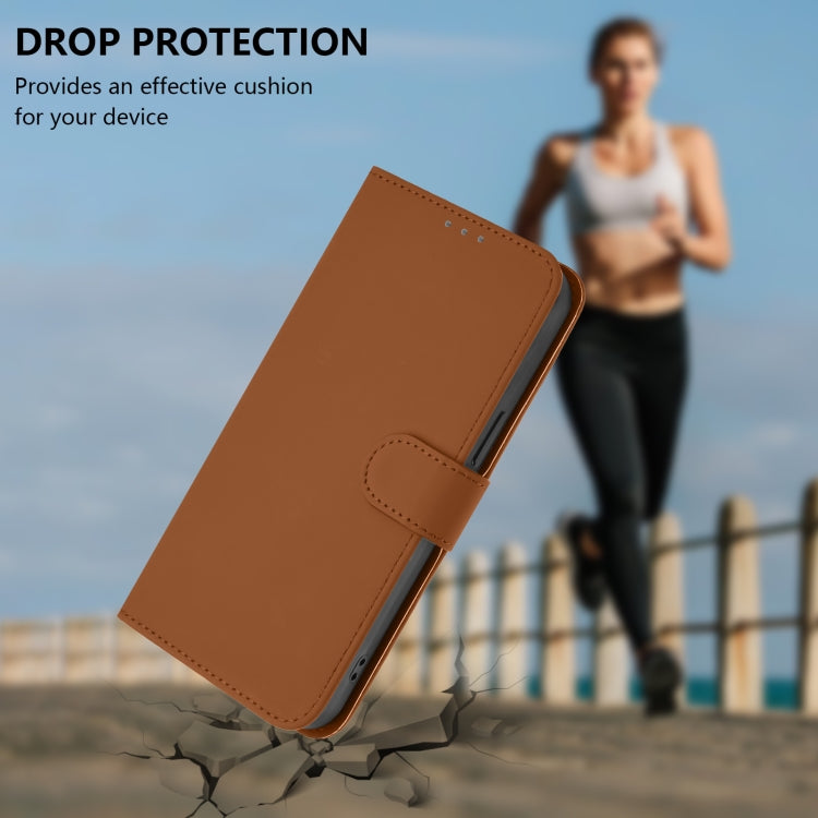 Skin Feel Solid Color Leather Phone Case with Lanyard, For iPhone XS / X