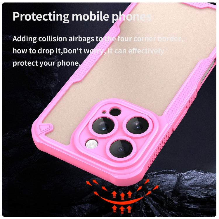 Armor Glaze PC Hybrid TPU Phone Case, For iPhone 16 Pro Max, For iPhone 16 Pro, For iPhone 16 Plus, For iPhone 16, iPhone 16e, For iPhone 15 Pro Max