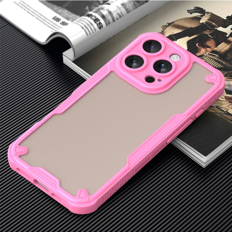 Armor Glaze PC Hybrid TPU Phone Case, For iPhone 16 Pro Max, For iPhone 16 Pro, For iPhone 16 Plus, For iPhone 16, iPhone 16e, For iPhone 15 Pro Max