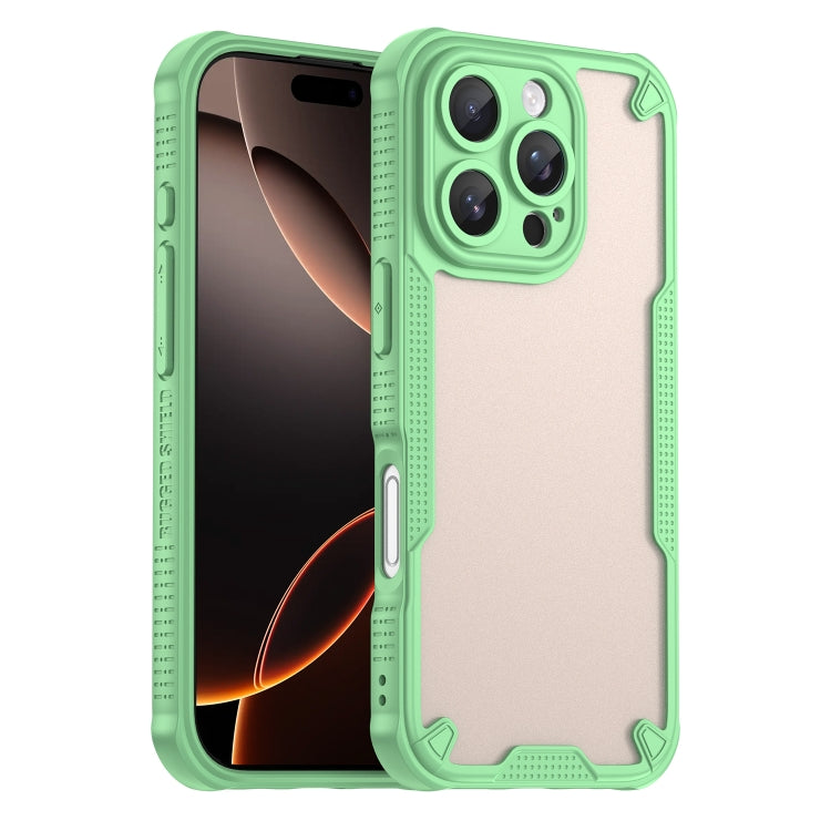 Armor Glaze PC Hybrid TPU Phone Case, For iPhone 16 Pro Max, For iPhone 16 Pro, For iPhone 16 Plus, For iPhone 16, iPhone 16e, For iPhone 15 Pro Max