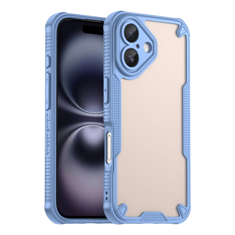 Armor Glaze PC Hybrid TPU Phone Case, For iPhone 16 Pro Max, For iPhone 16 Pro, For iPhone 16 Plus, For iPhone 16, iPhone 16e, For iPhone 15 Pro Max