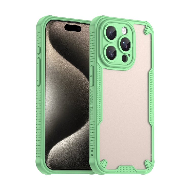 Armor Glaze PC Hybrid TPU Phone Case, For iPhone 16 Pro Max, For iPhone 16 Pro, For iPhone 16 Plus, For iPhone 16, iPhone 16e, For iPhone 15 Pro Max