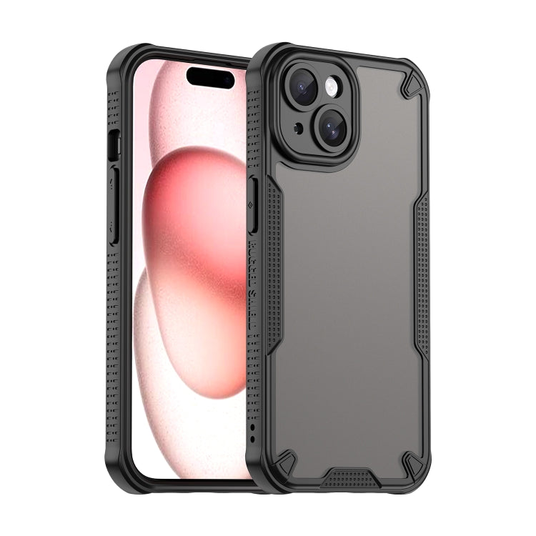 Armor Glaze PC Hybrid TPU Phone Case, For iPhone 15 Pro, For iPhone 15 Plus, For iPhone 15, For iPhone 14 Plus, For iPhone 14, For iPhone 14 Pro