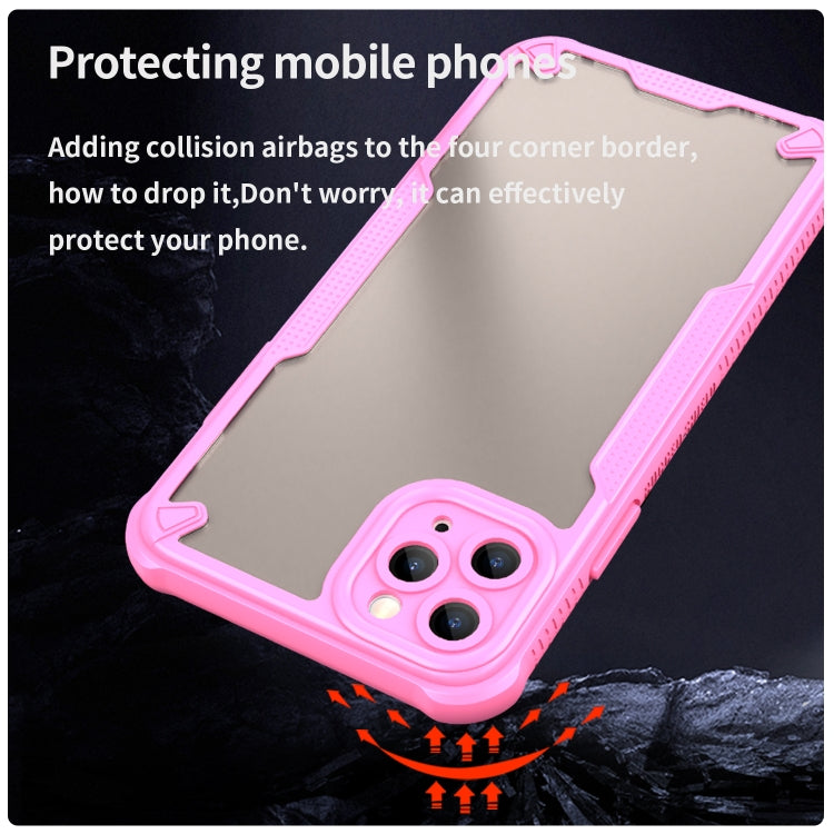 Armor Glaze PC Hybrid TPU Phone Case, For iPhone 11 Pro, For iPhone XS, For iPhone XR, For iPhone XS Max, For iPhone X, For iPhone 8 Plus