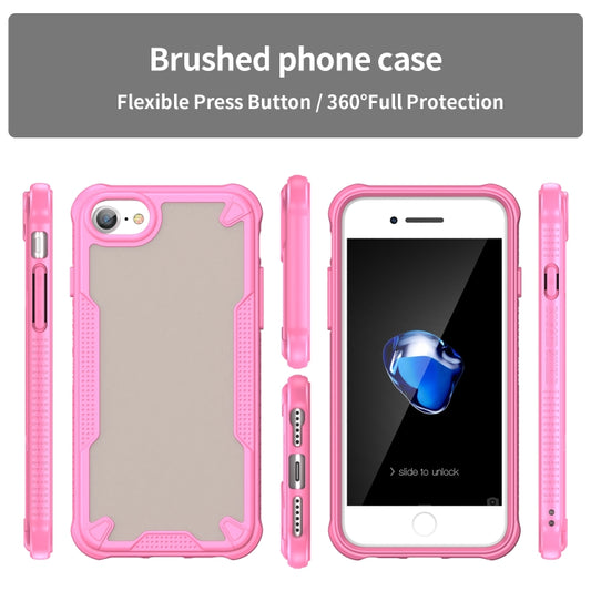 Armor Glaze PC Hybrid TPU Phone Case, For iPhone 8, For iPhone 7 Plus, For iPhone 7