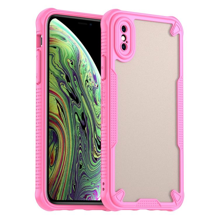 Armor Glaze PC Hybrid TPU Phone Case, For iPhone 11 Pro, For iPhone XS, For iPhone XR, For iPhone XS Max, For iPhone X, For iPhone 8 Plus