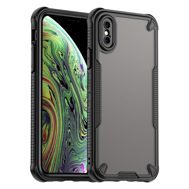 Armor Glaze PC Hybrid TPU Phone Case, For iPhone 11 Pro, For iPhone XS, For iPhone XR, For iPhone XS Max, For iPhone X, For iPhone 8 Plus