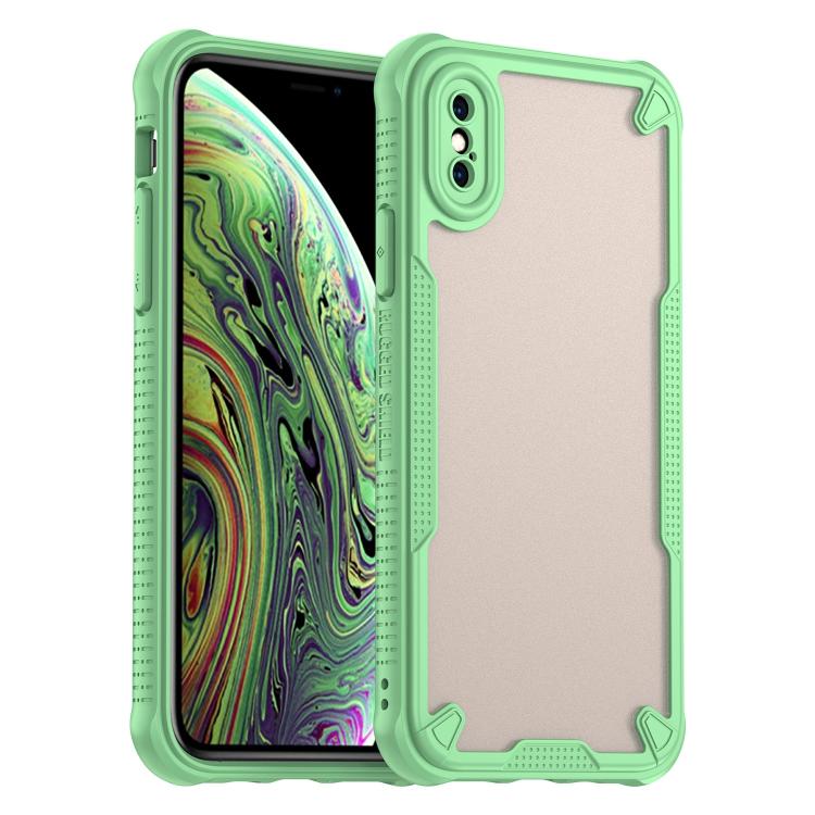 Armor Glaze PC Hybrid TPU Phone Case, For iPhone 11 Pro, For iPhone XS, For iPhone XR, For iPhone XS Max, For iPhone X, For iPhone 8 Plus