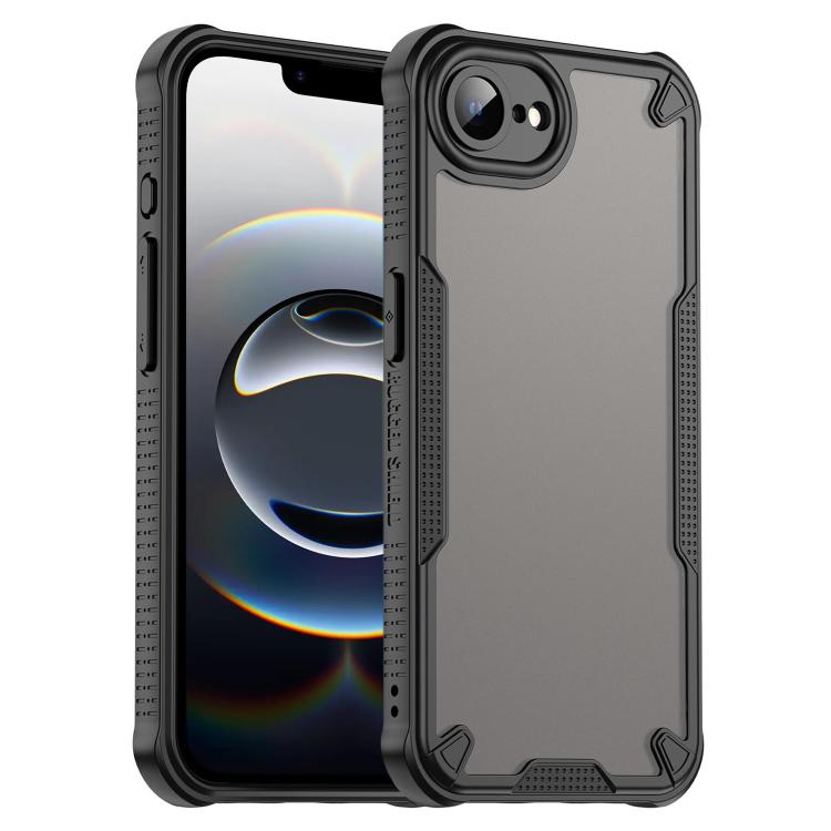 Armor Glaze PC Hybrid TPU Phone Case, For iPhone 16 Pro Max, For iPhone 16 Pro, For iPhone 16 Plus, For iPhone 16, iPhone 16e, For iPhone 15 Pro Max