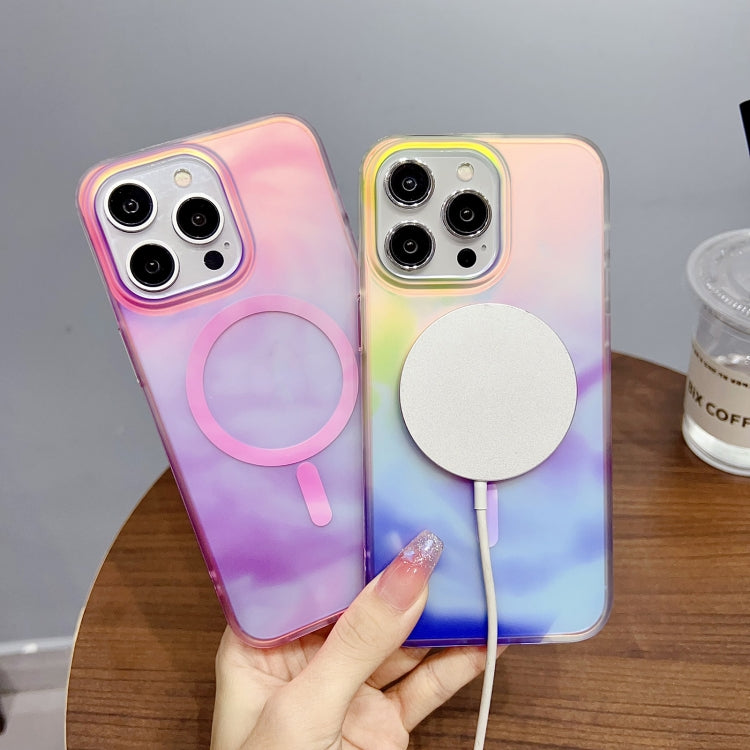 Gradient MagSafe PC Hybrid TPU Phone Case, For iPhone 14, For iPhone 14 Pro, For iPhone 14 Pro Max, For iPhone 13 Pro Max, For iPhone 13 Pro, For iPhone 13